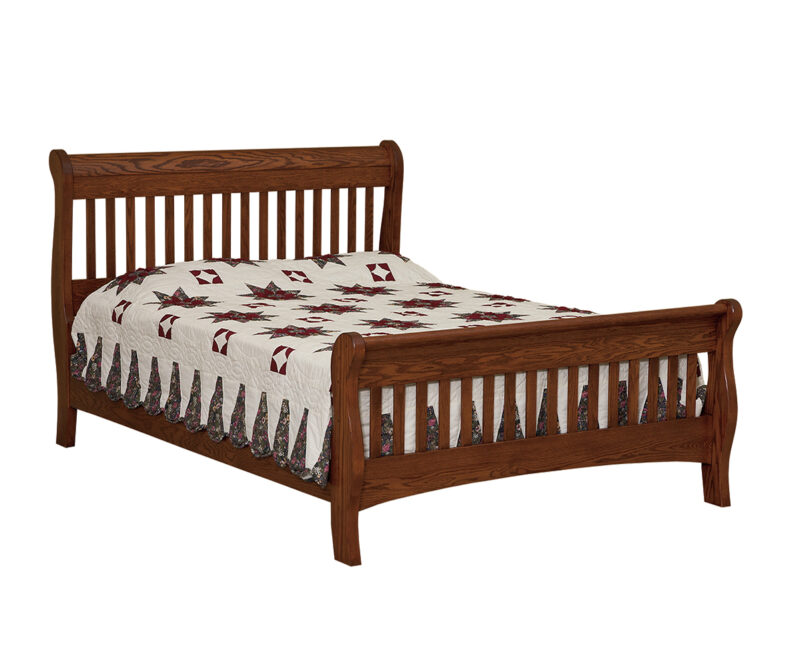 Picket Sleigh Bed