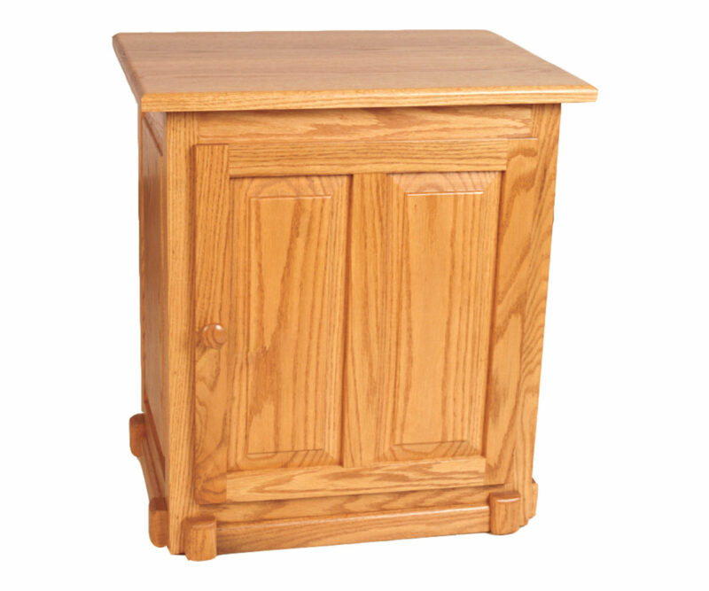Square Raised-Panel End Table