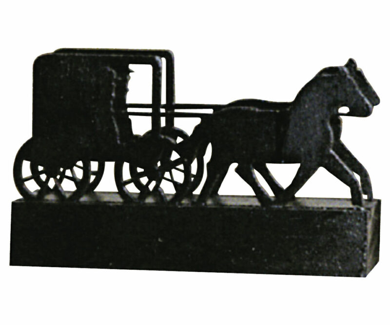 Horse and Buggy Card Holder
