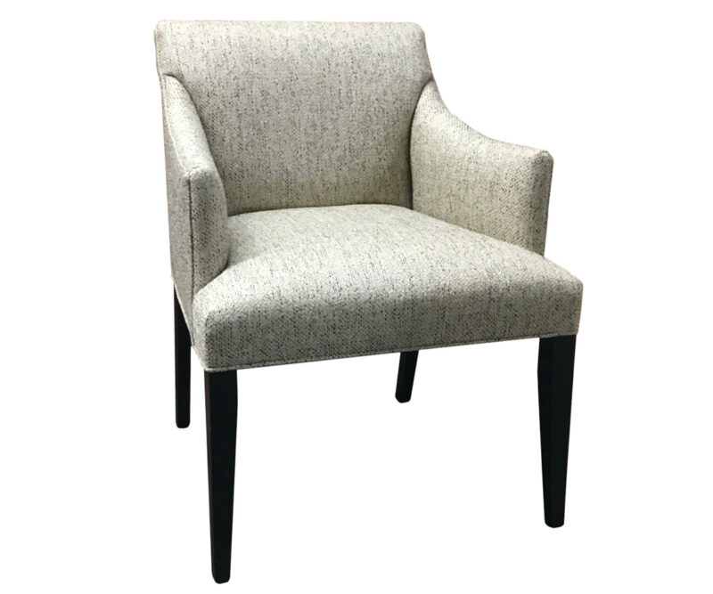 Alcott Low Back Straight Top Upholstered Arm Chair