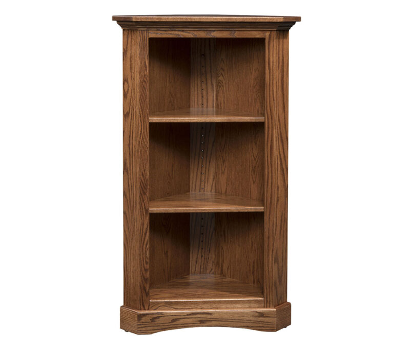 4' Corner Bookcase