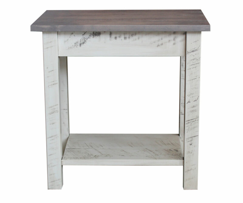 Painted Buckeye End Table