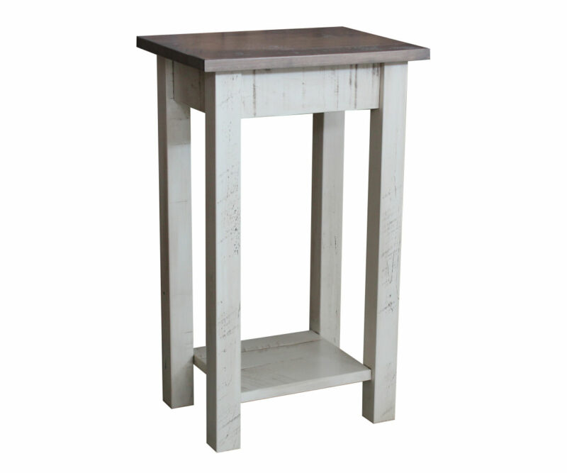 Painted Buckeye Chair Side Table