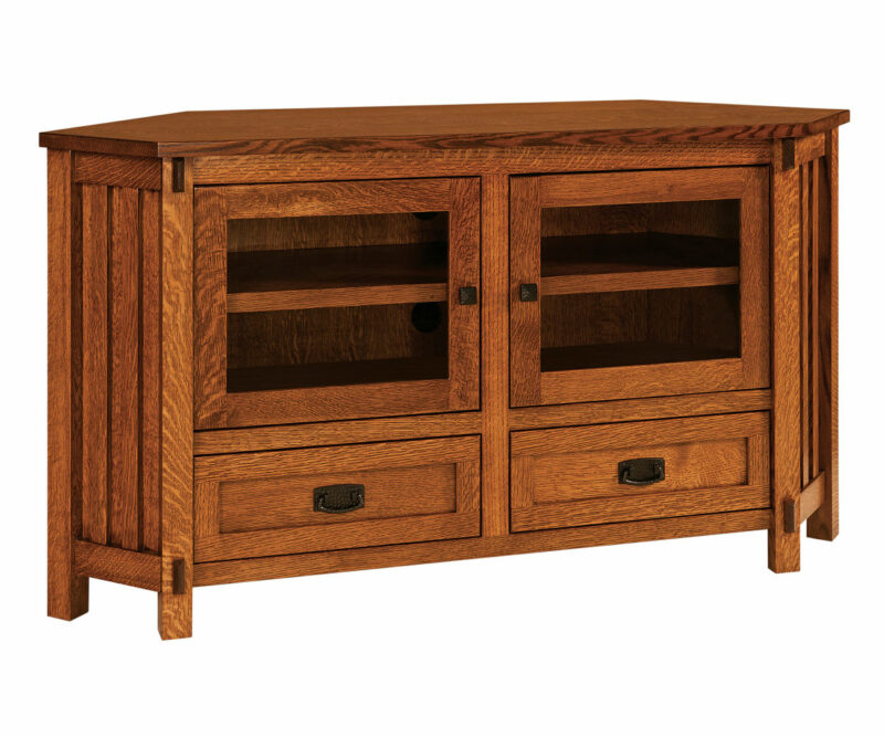 Rio Mission Corner Cabinet - 61"W
