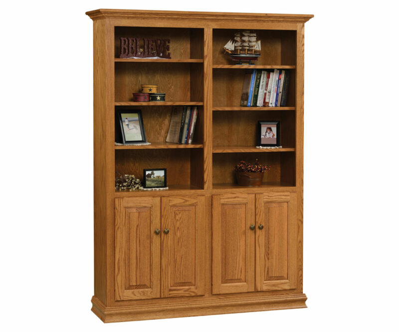 Traditional Bookcase with Doors
