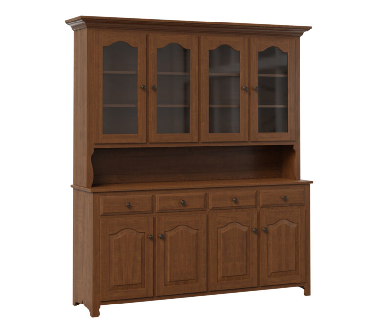 Traditional 4 Door Hutch