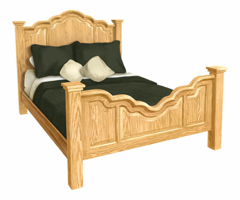 Wavy Cathedral Bed