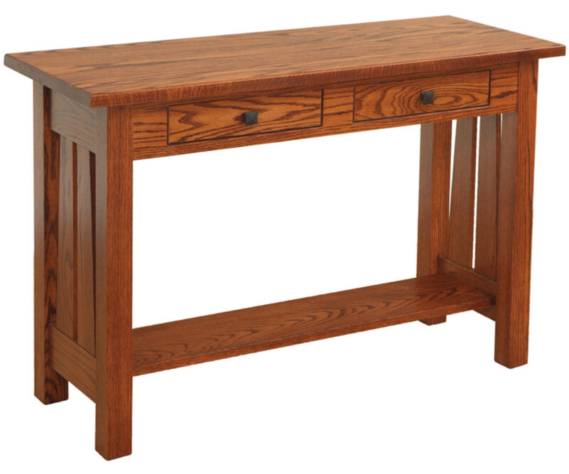Canted Mission Sofa Table