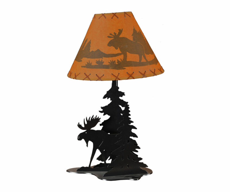 Metal Table Lamp - Moose