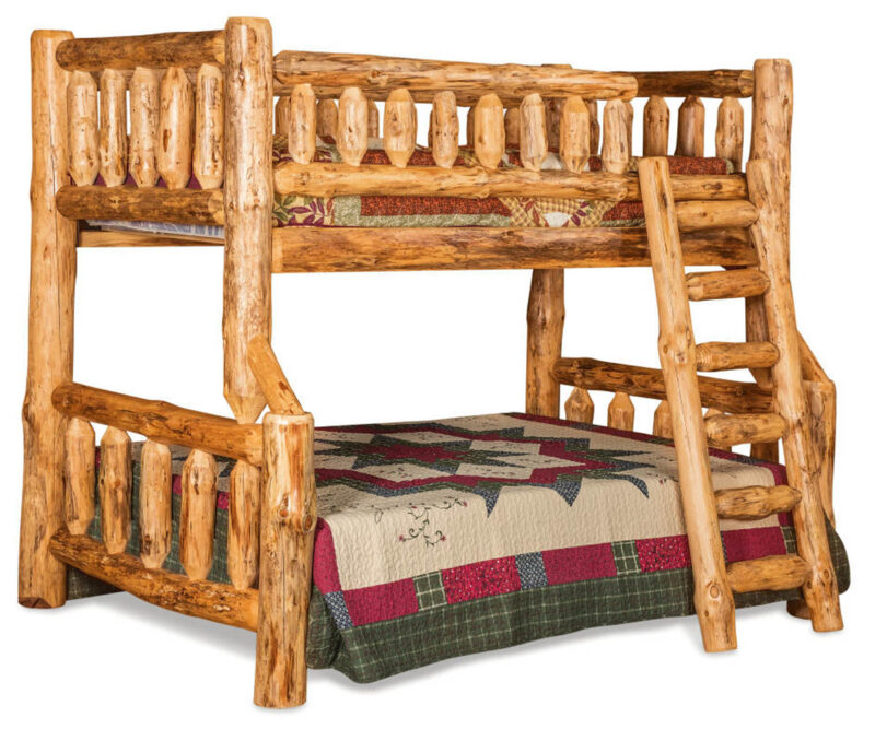 Full-Twin Bunk Bed With Opening