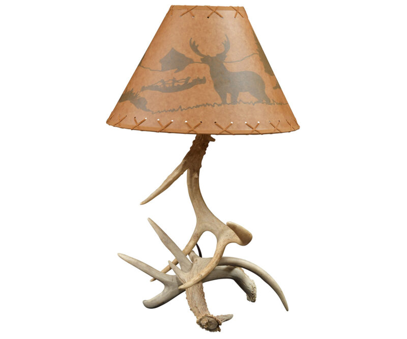 Whitetail Antler Table Lamp