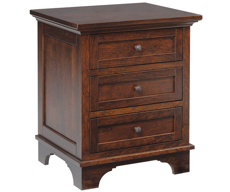 Arlington 3 Drawer Nightstand