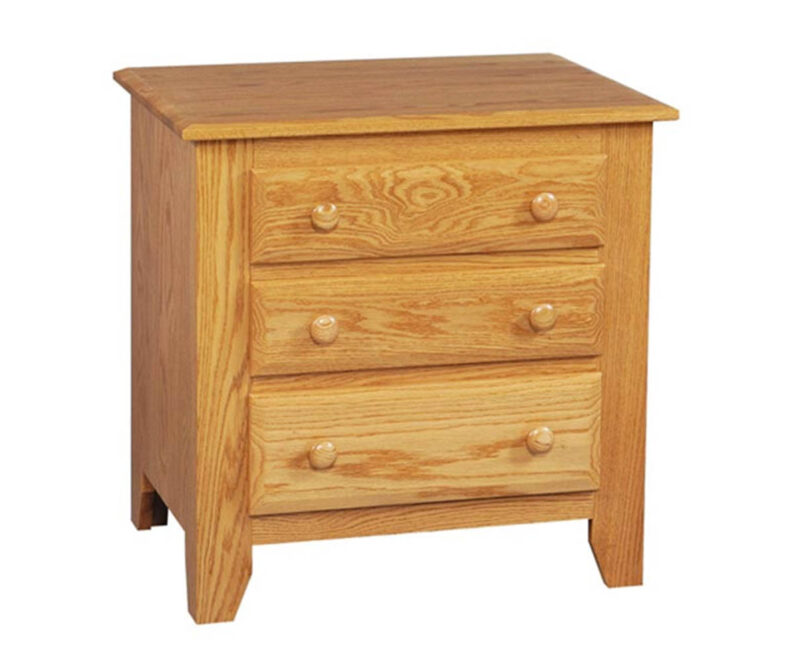 Shaker 3 Drawer Nightstand - 27"W