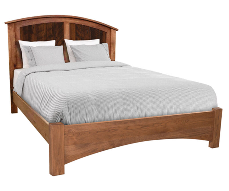 Lewiston Arched Panel Bed with Low Footboard