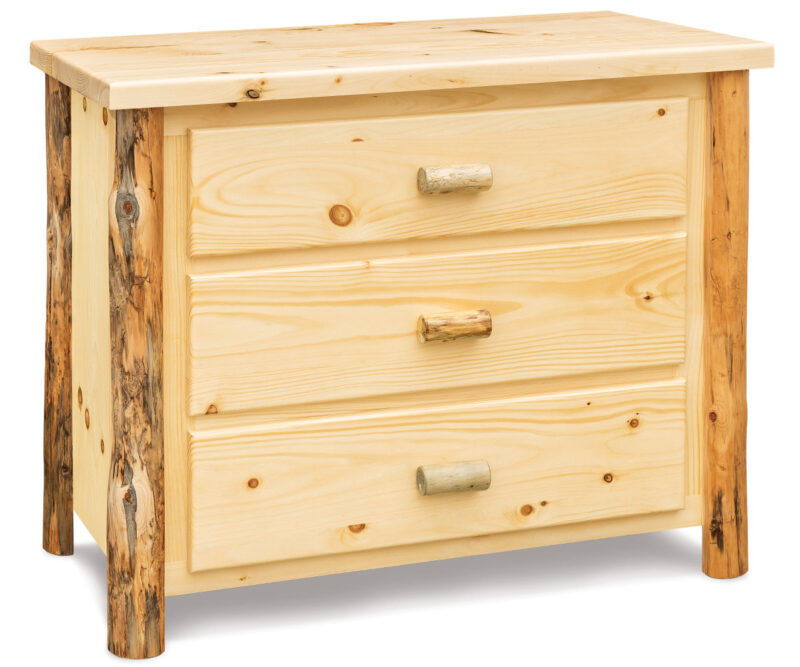 Econo 3 Drawer Chest - Rustic Pine