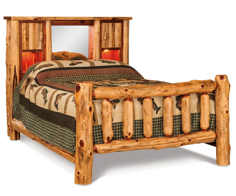 Bookcase Bed - Red Cedar