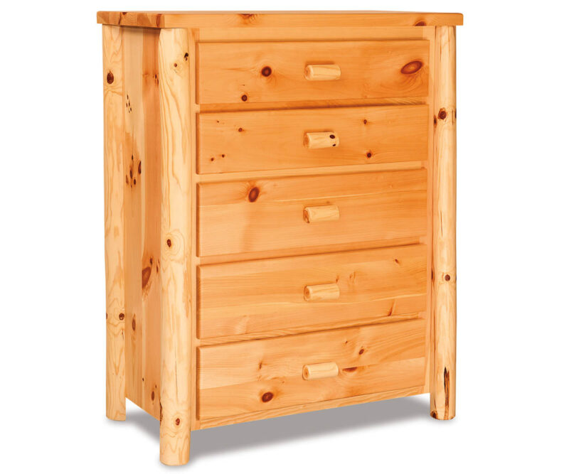 5 Drawer Chest - Plain Pine