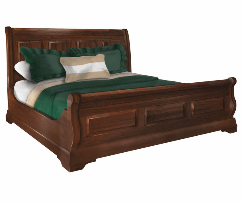 Waterfall Sleigh Bed