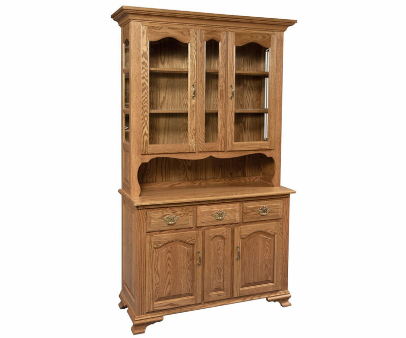 48" 2½ Door Buckeye Deluxe Hutch