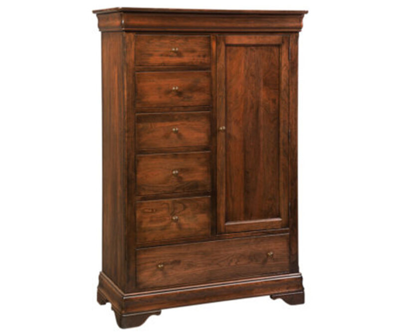 Le Chateau 64" Door & Drawer Chest