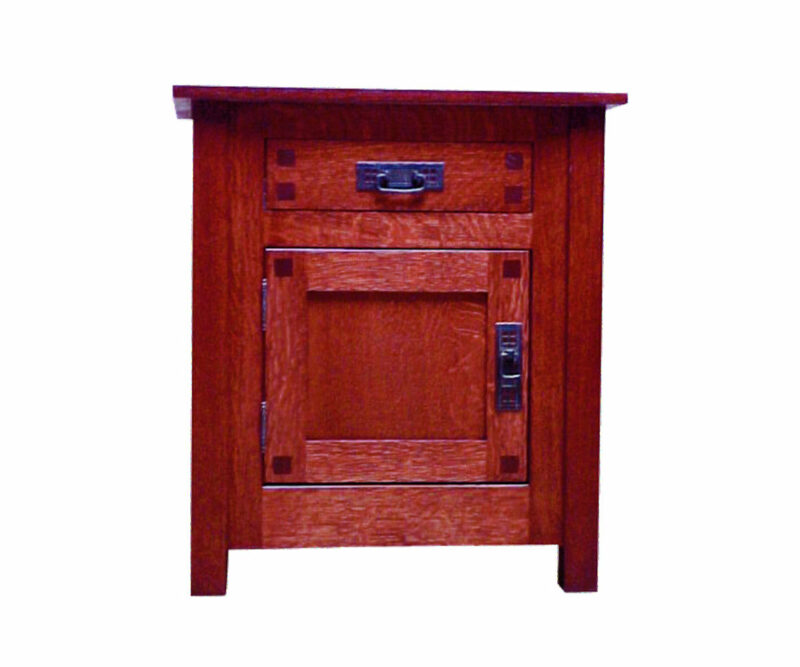Century Mission 1 Drawer Nightstand