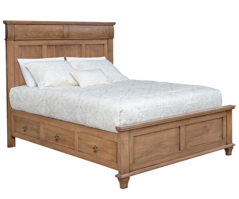 Crescent Creek Panel Bed with Underbed Storage