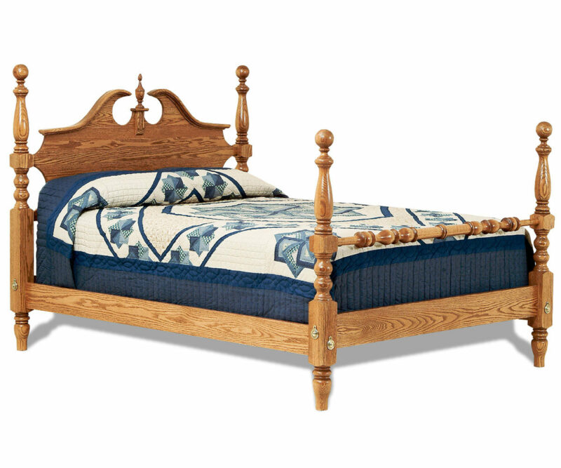 Colonial Cannonball Bed