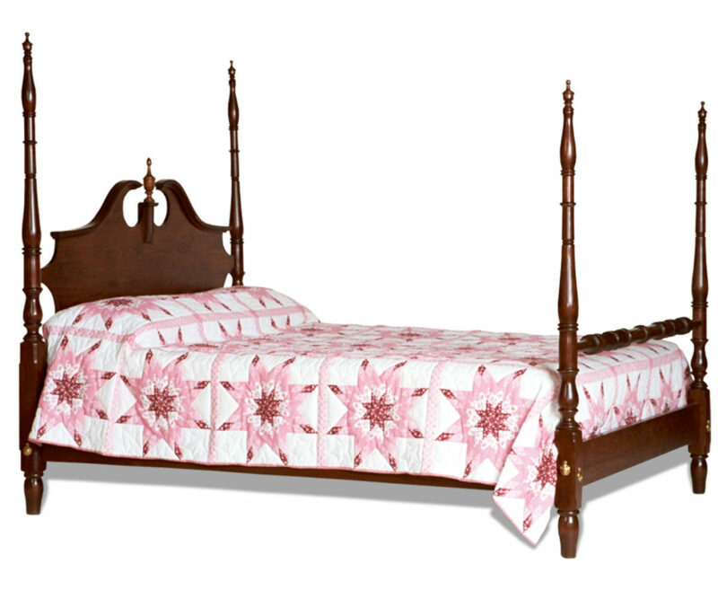 Colonial Pediment Bed