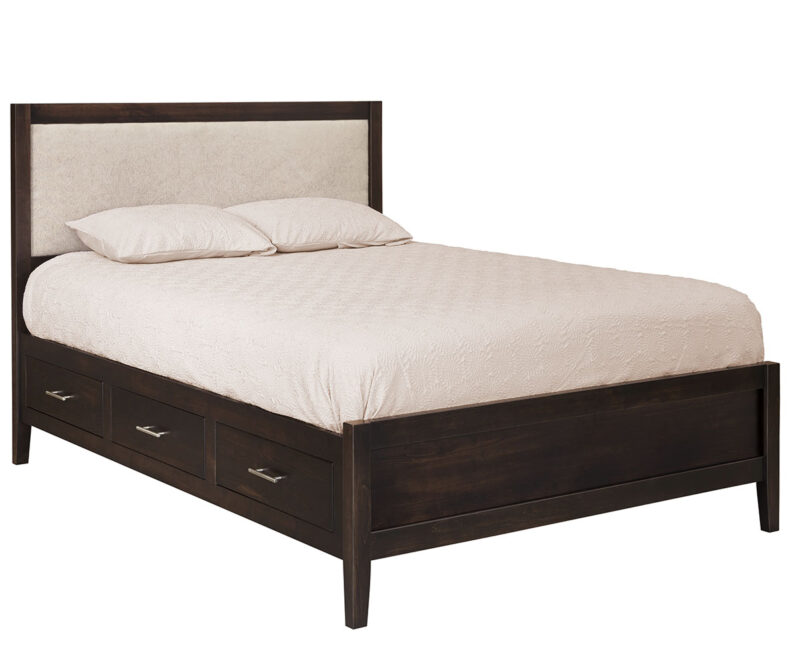 Albany Upholstered Panel Bed With Underbed Storage