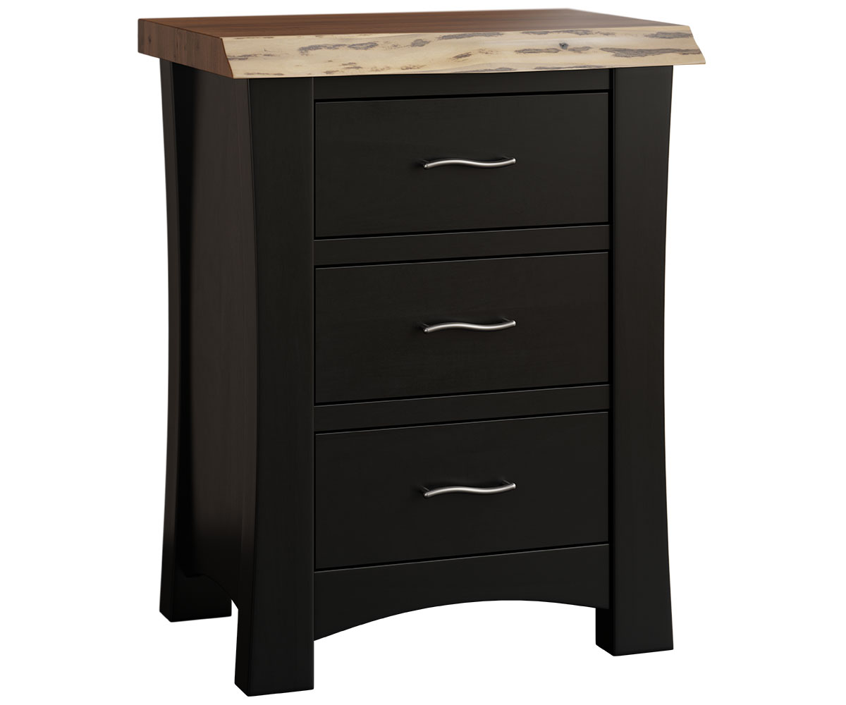 Highlands 3 Drawer Nightstand