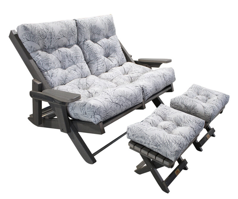 High Back Siesta Folding Loveseat