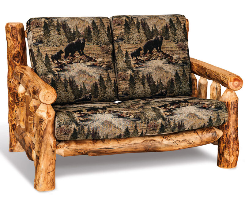 Loveseat with Bradley Fabric