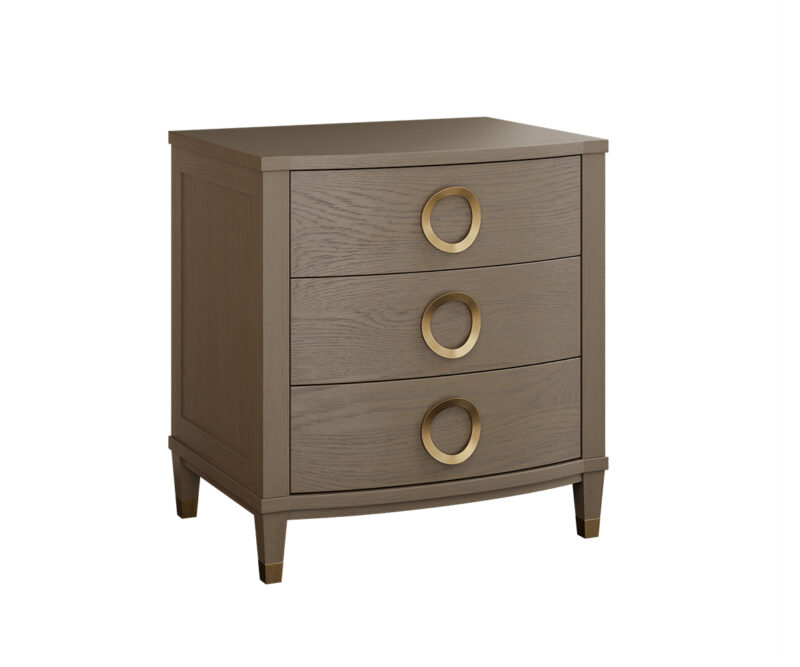 Claire 3 Drawer Nightstand