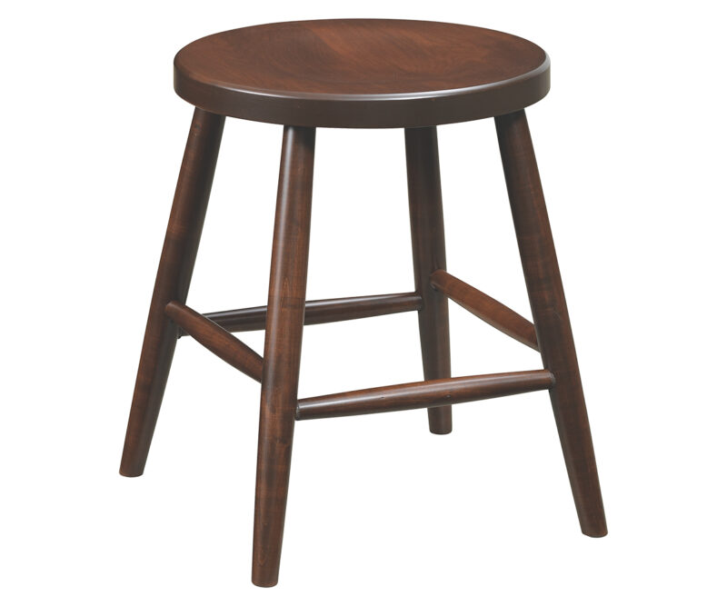 18" Swivel Bar Stool With Plain Legs