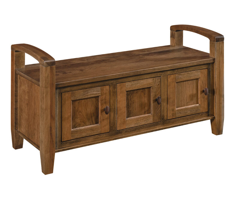 Rosemont Hall Bench - With Doors