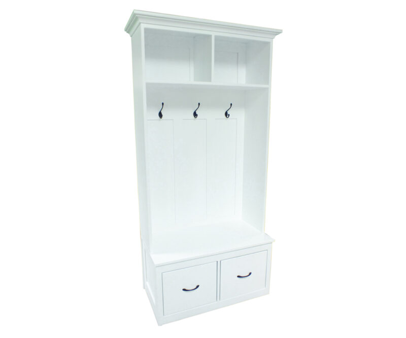 Hall Seat With Cubby Top