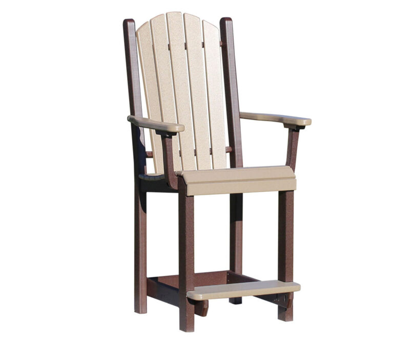 Fanback Cafe Chair With Arms