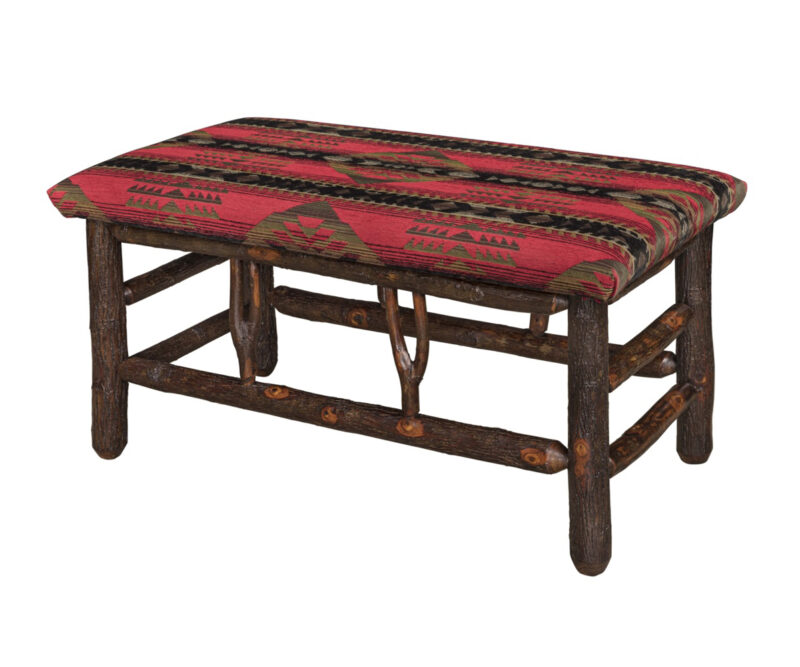 36" Bench With Fabric Seat