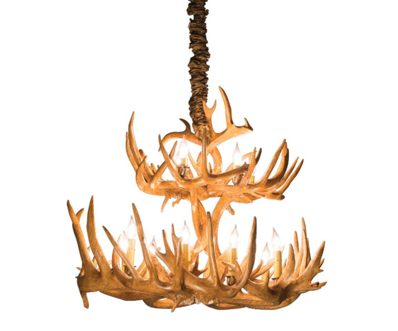 Two Tier Antler Chandelier