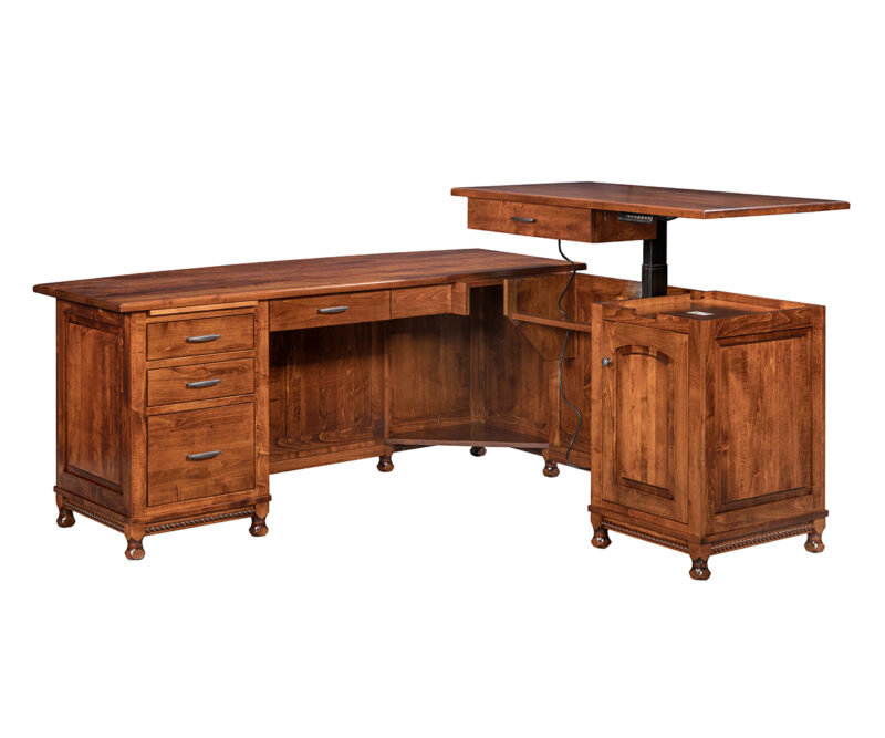 Henry Stephens L Corner Desk With Lift