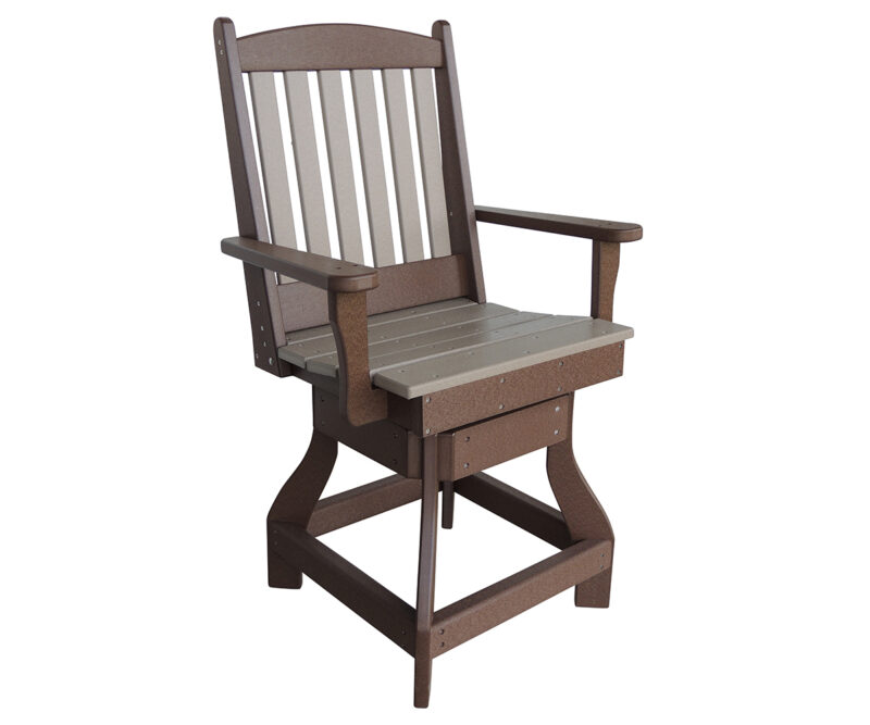 Swivel Counter Arm Chair