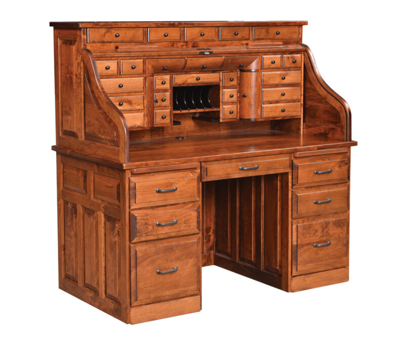 56" Traditional Deluxe Rolltop Desk