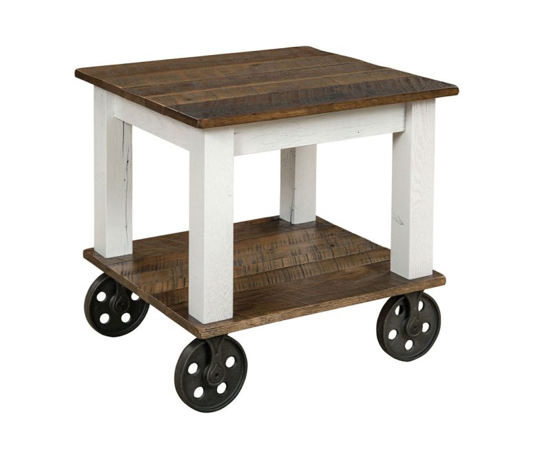Mill Cart End Table