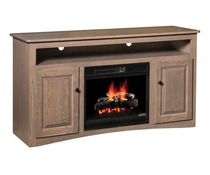 Economy TV Stand with Fireplace