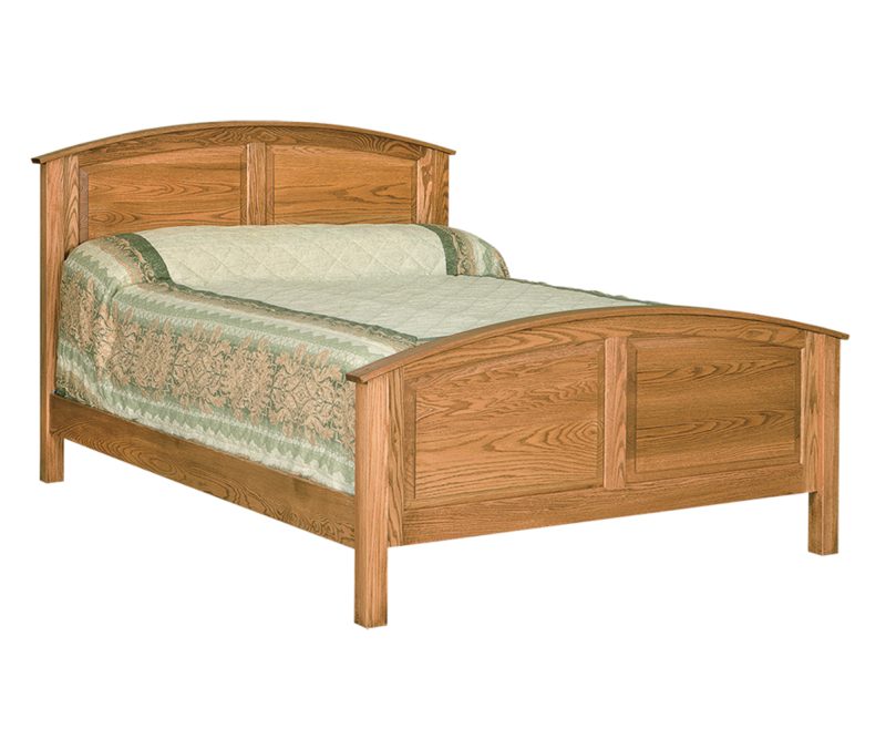 Curved Raised Panel Bed