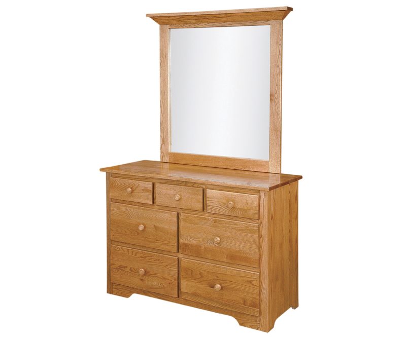Shaker Dresser with Mirror