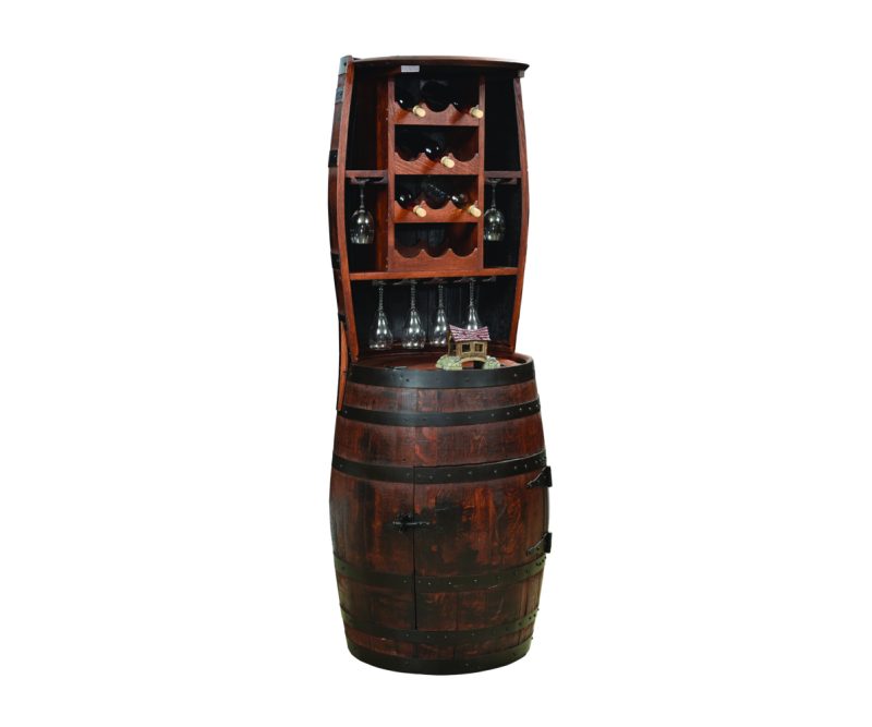 12 Bottle Barrel Hutch