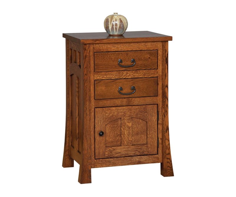 Bridgeport Mission 2 Drawer 1 Door Nightstand