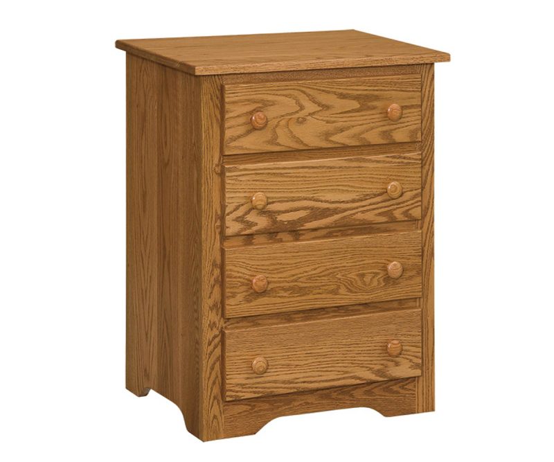 Shaker 4 Drawer Nightstand