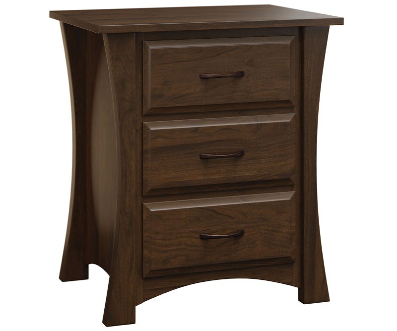 Cove 3 Drawer Nightstand